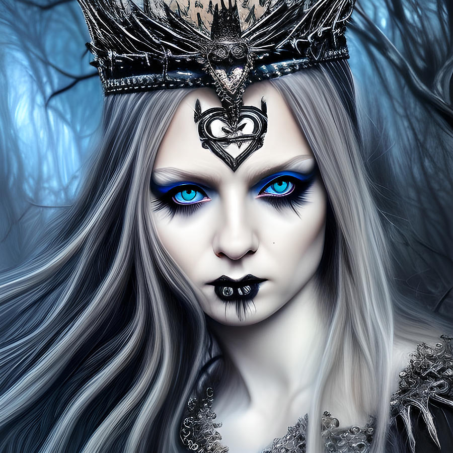 Queen Lena Gothic Royalty of Mythical Origins Digital Art by Bella ...