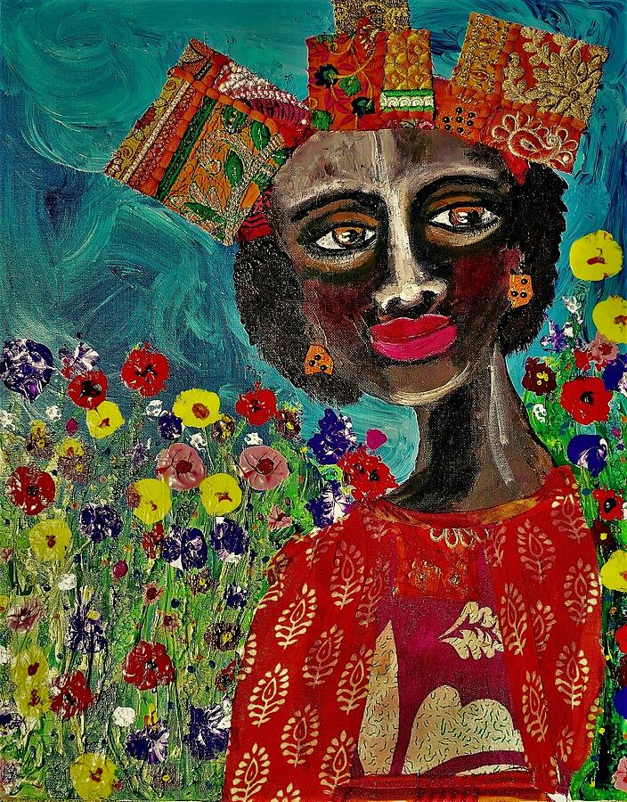 Queen Lily Painting by Stacey Torres