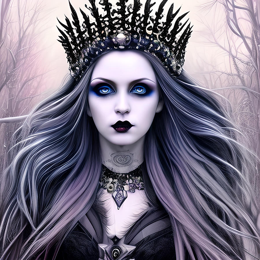 Queen Limur Gothic Royalty of Mythical Origins Digital Art by Bella ...