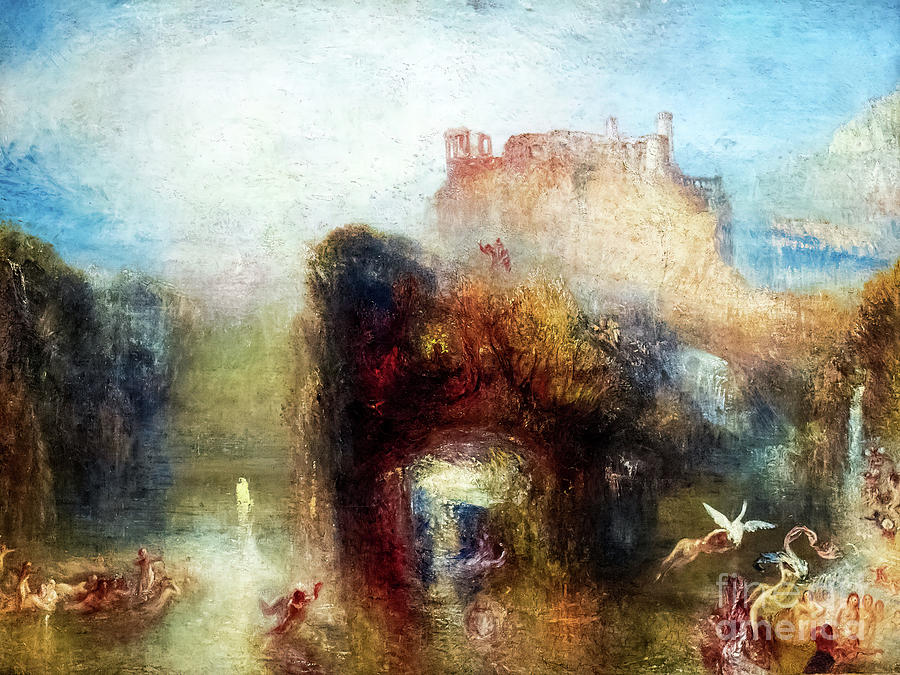 Queen Mabs Cave II by JMW Turner 1846 Painting by JMW Turner