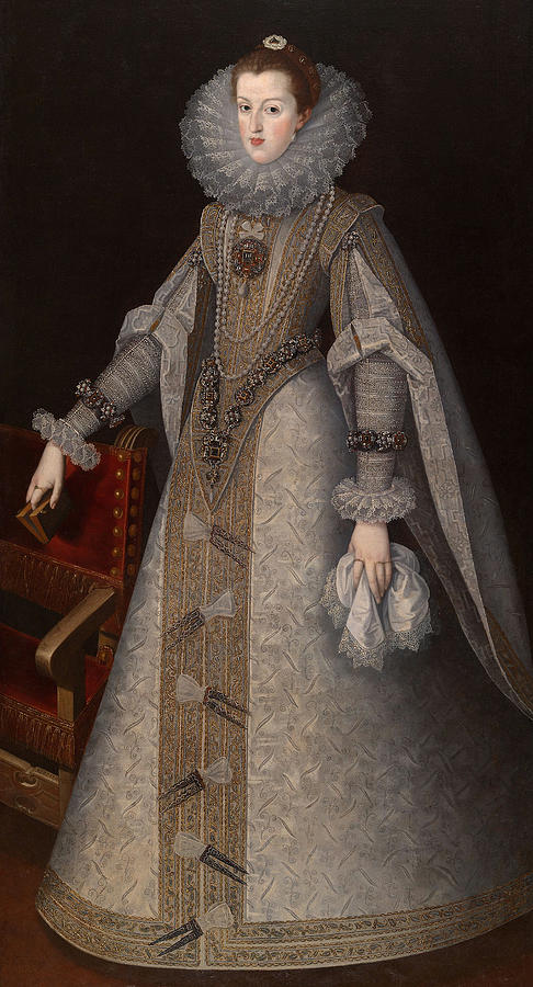 Queen Margaret of Spain Painting by Andres Lopez Polanco
