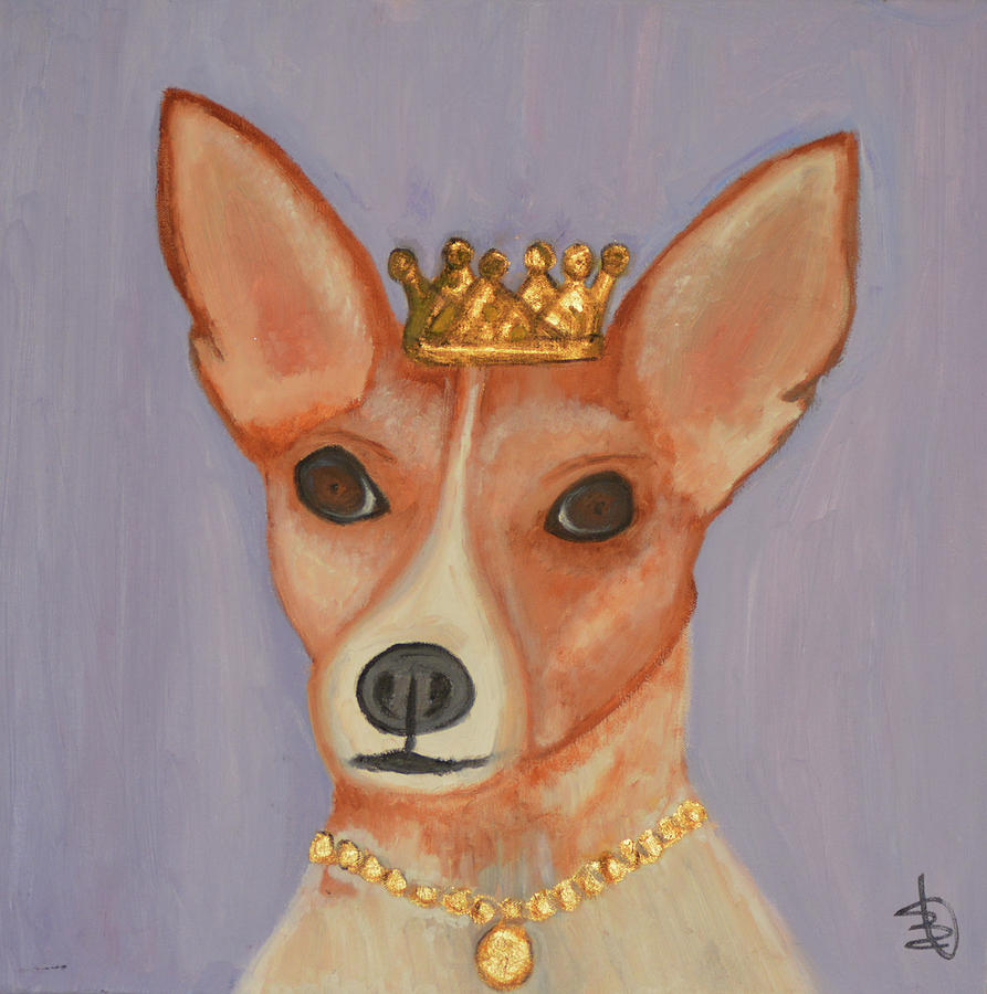 Queen Mona Painting by Anita Hummel