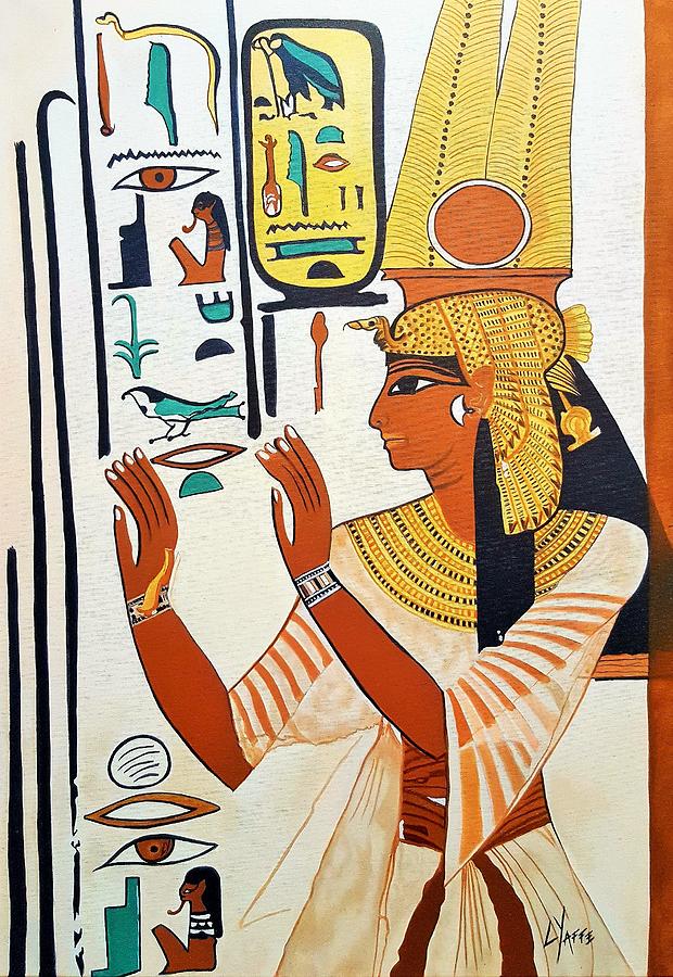 Queen Nefertari Painting by Loraine Yaffe