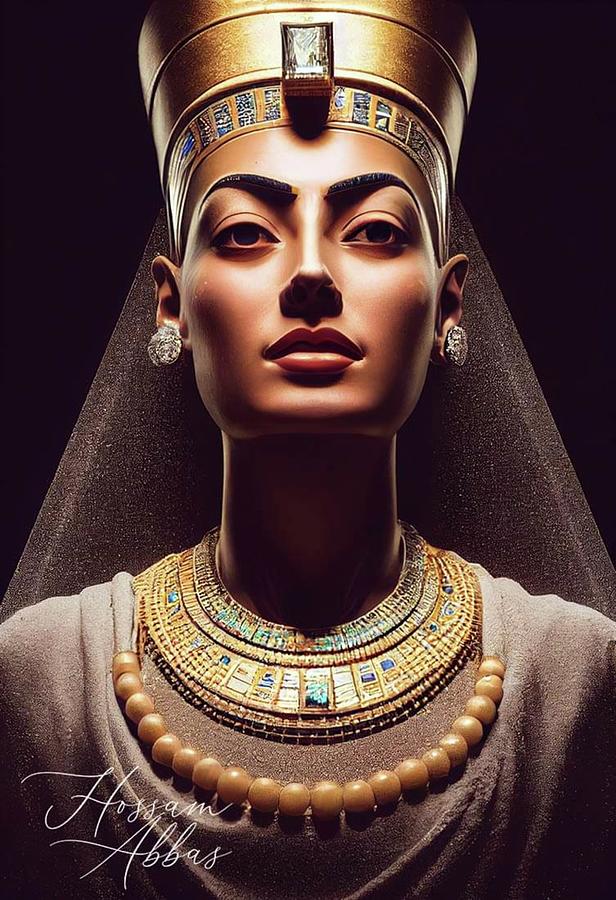 Queen nefertiti Digital Art by Mohamed Eldahshan - Fine Art America