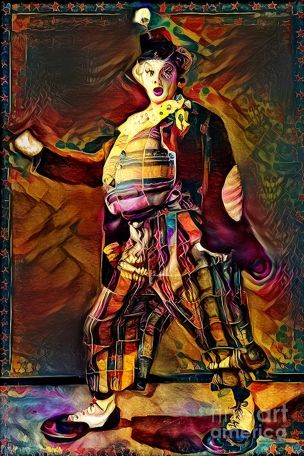 Queen of Circus Clowns Lucille Ball 20210923 Photograph by Wingsdomain Art and Photography