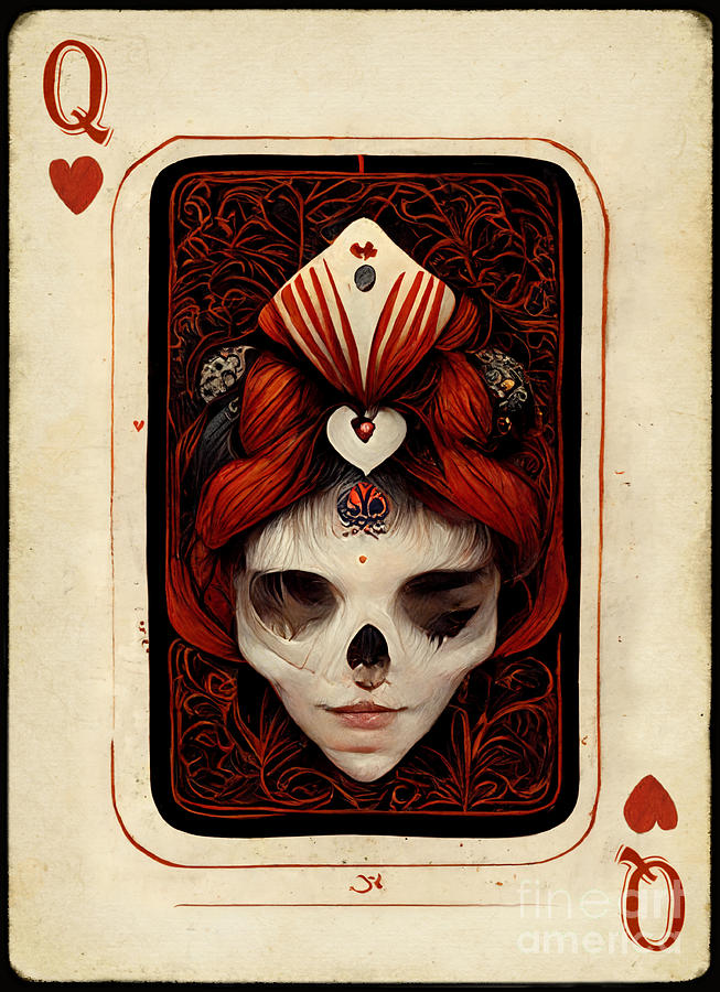 Queen of Hearts and Souls Digital Art by David Burton - Fine Art America