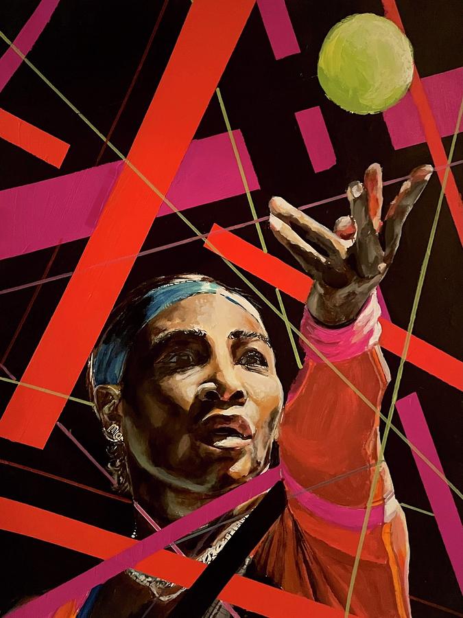 Serena Williams Painting - Queen of Queens - Serena Williams by Joel Tesch