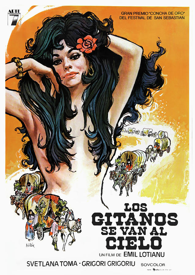 Queen of the Gypsies, 1976 - art by Mataix Mixed Media by Movie World Posters