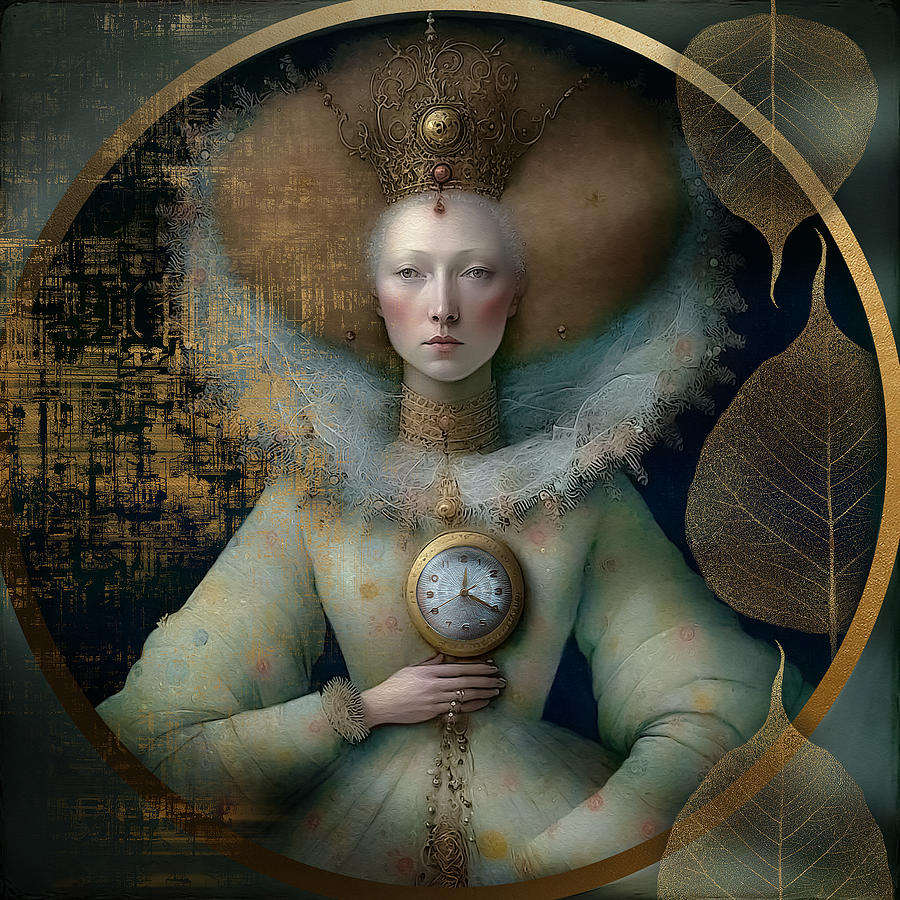Queen of the Hours Digital Art by Alisa Williams