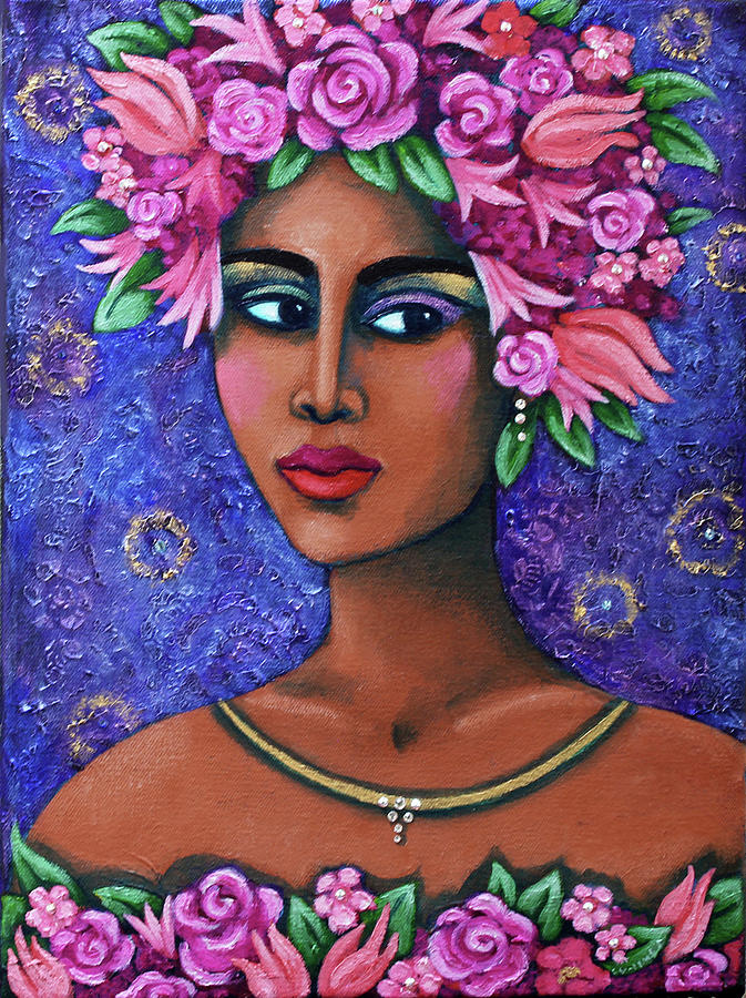 Queen of the Night Flowers Painting by Carla Golembe