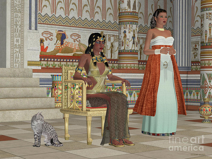 Queen of the Nile Digital Art by Corey Ford