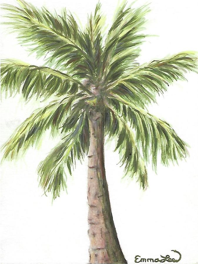 Queen palm Painting by EmmaLee Walters - Fine Art America