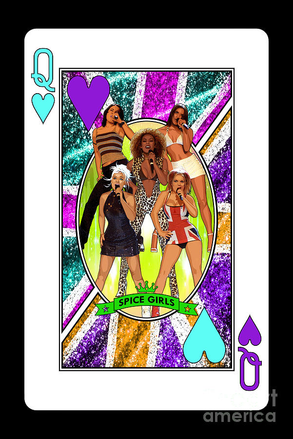 Spice Girls Digital Art - Queen Spice Girls by Bo Kev