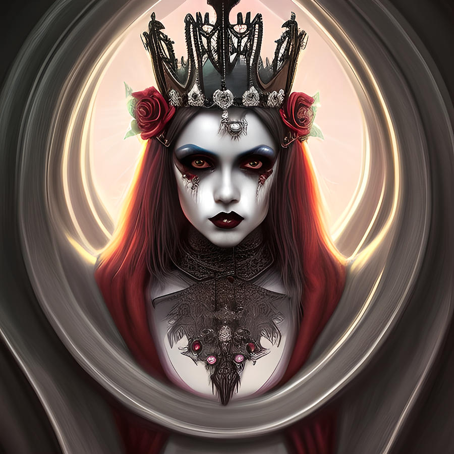 Queen Stormy Royal Highness And Queen Of Hearts Digital Art by Bella ...