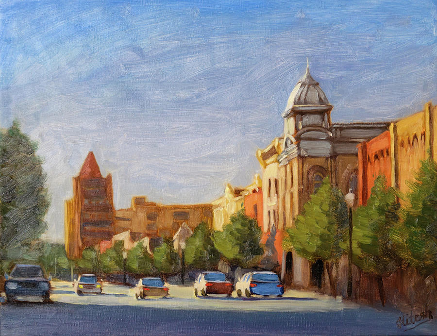 Queen Street Afternoon  Painting by Tesh Parekh