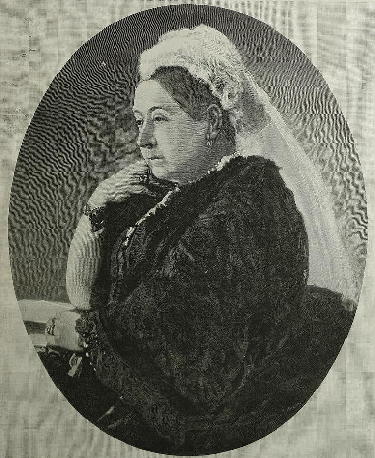 Queen Victoria 19th Century Pyrography by Illustrated London News ...