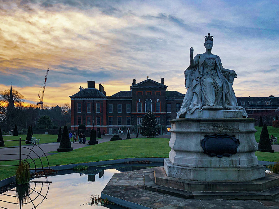 Queen Victoria At Kensington Palace Photograph