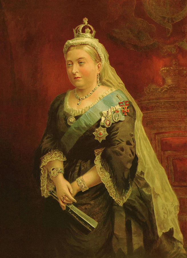 queen victoria oil painting