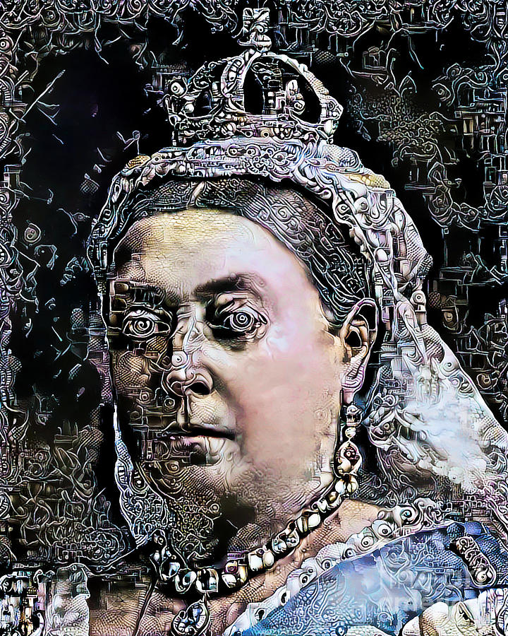 Queen Victoria in Surreal Expressionist Dream 20200520 Photograph by Wingsdomain Art and Photography