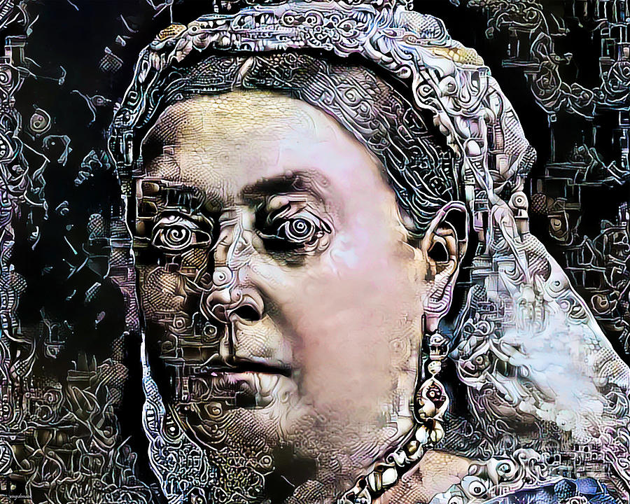 Queen Victoria in Surreal Expressionist Dream 20200520v2 Photograph by Wingsdomain Art and Photography