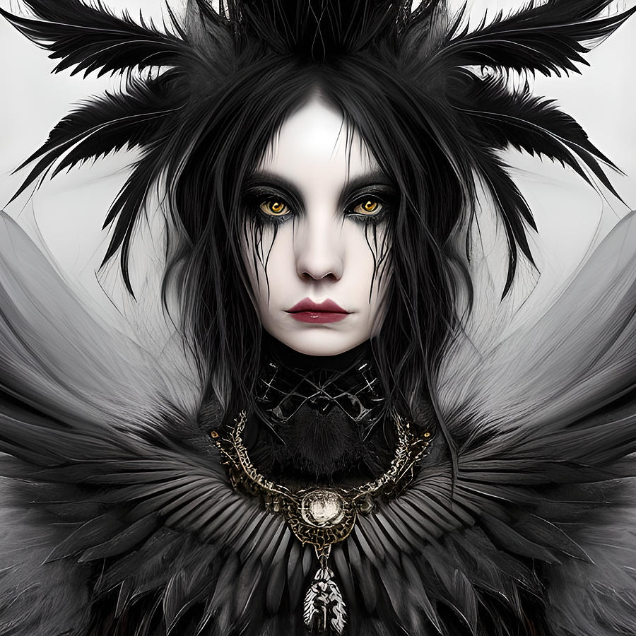 Queen Winters Gothic Royalty of Mythical Origins Digital Art by Bella ...