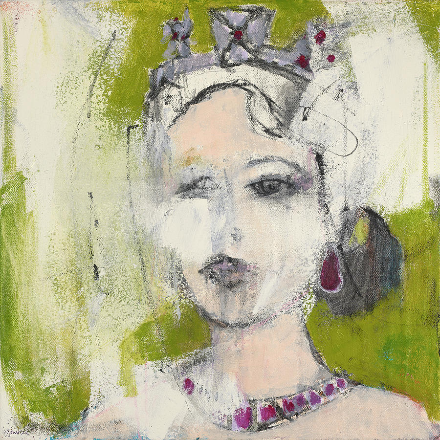 Queen With An Envious Aura Painting by Jacquie Gouveia