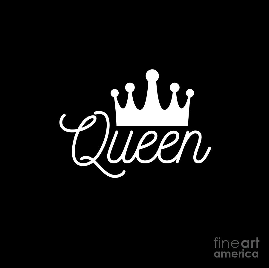 Queen Digital Art by Zee Designs