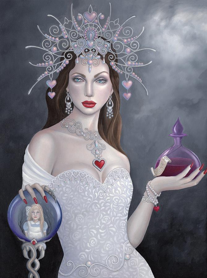 Fairy Painting - QueenOfHearts by B K Lusk
