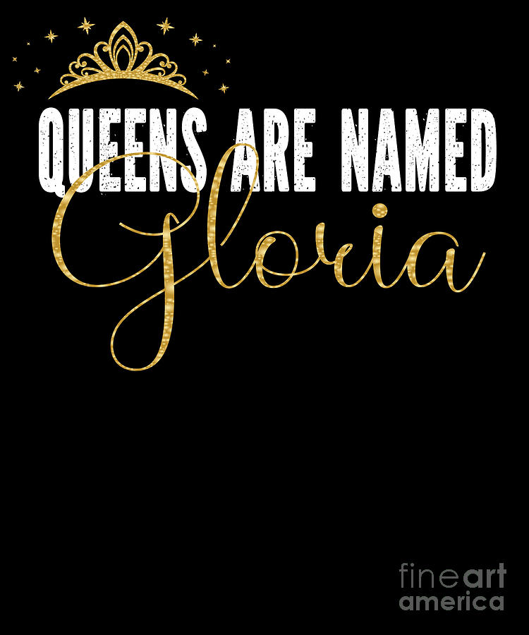 Gloria Custom Name Schriftart Text Geburtstag' Sticker