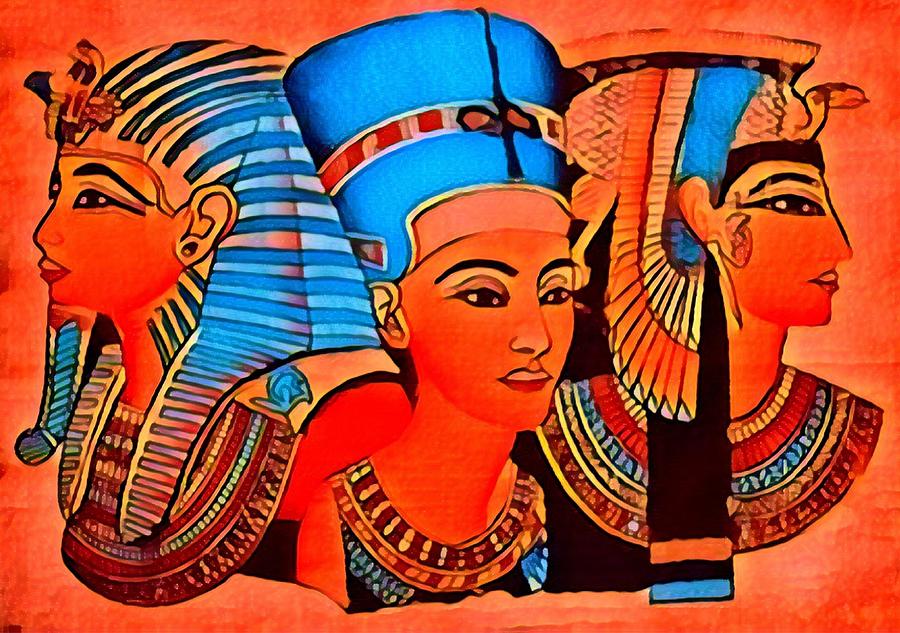 Queens Of The Nile Painting by Stephany Mika - Fine Art America