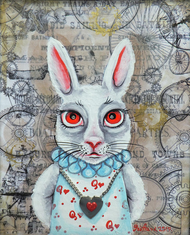 Queen's rabbit Painting by Anna Griffard - Fine Art America