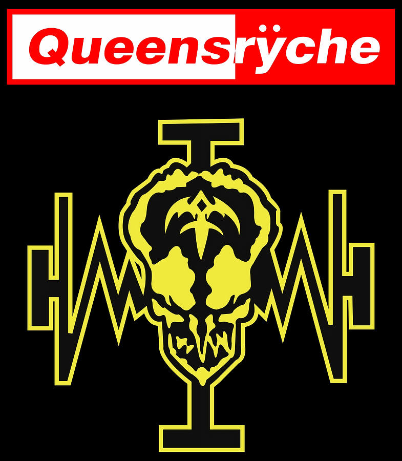 QUEENSRYCHE Poster retro Painting by Max Lisa | Fine Art America
