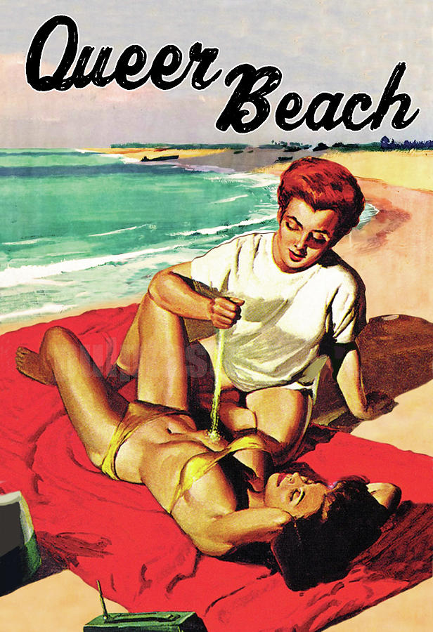 Queer Beach Digital Art by Long Shot