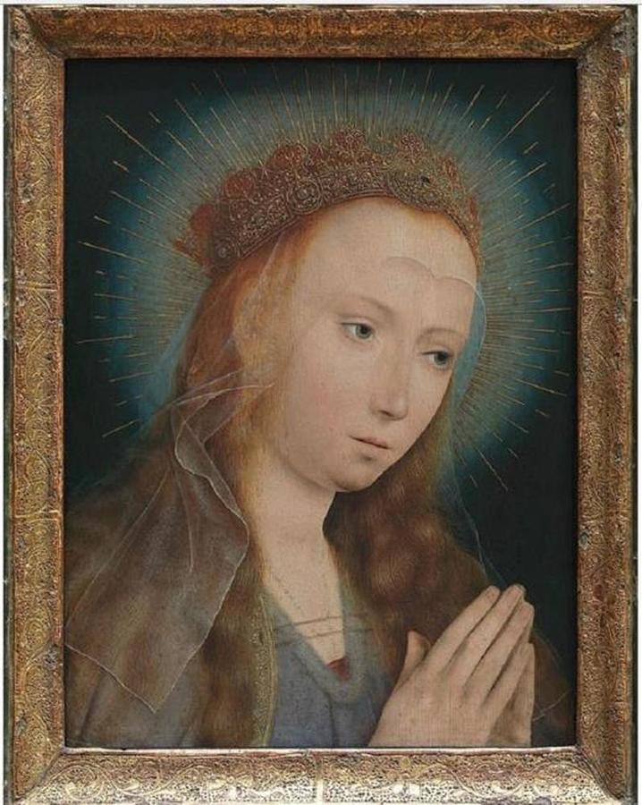 Quentin Matsys - Maria in gebed Painting by Les Classics
