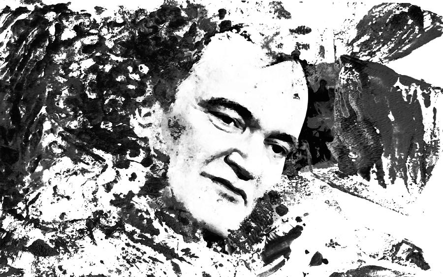 Quentin Tarantino 1a Mixed Media by Brian Reaves