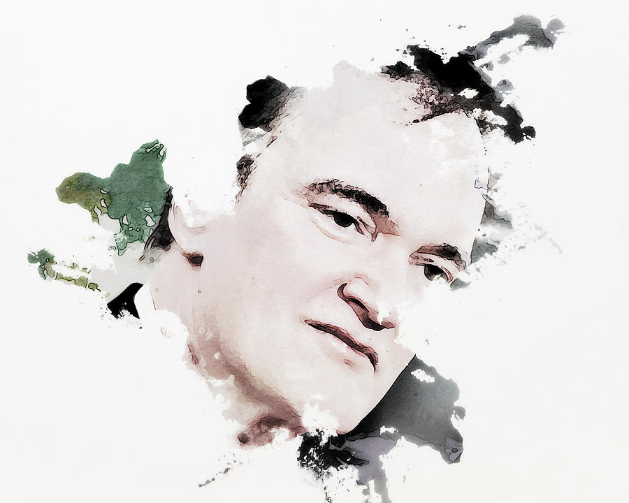 Quentin Tarantino  Mixed Media by Brian Reaves