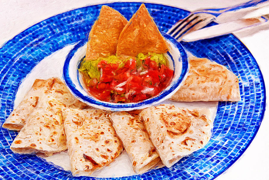Quesadillas and Salsa in Cancun, Mexico Photograph by Tatiana Travelways