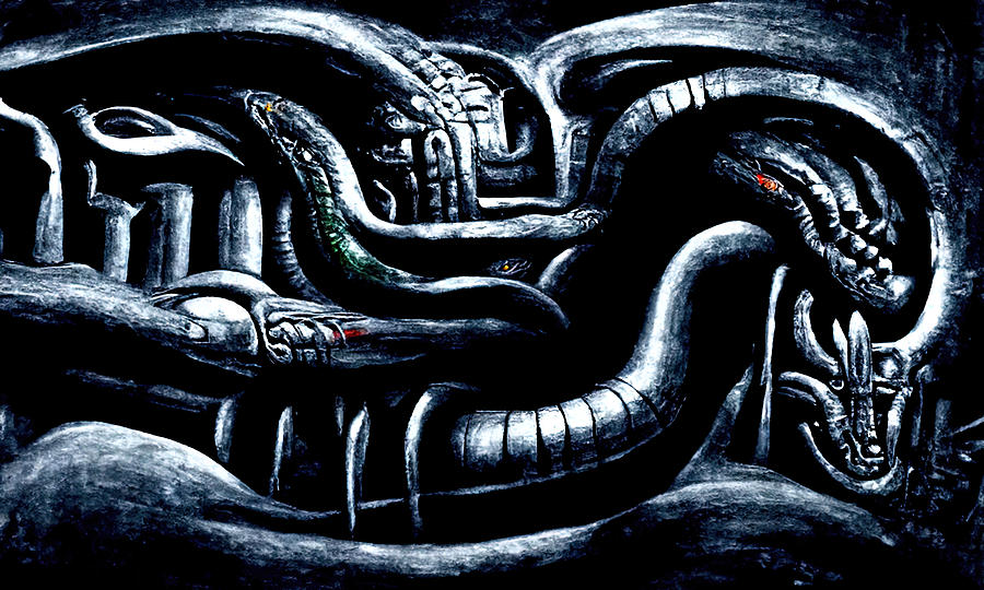 Quetzalcoatl, The Serpent God, 06 Painting by AM FineArtPrints