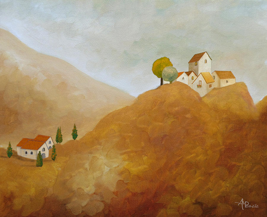 Quiet And Far Off Painting by Angeles M Pomata