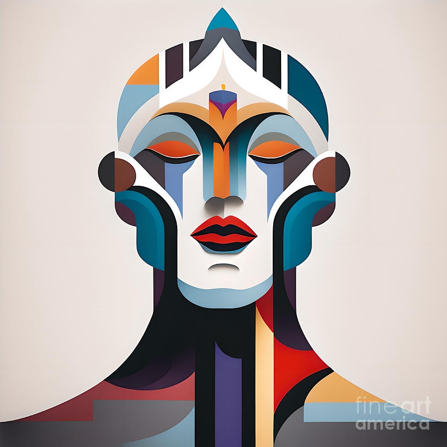 Quiet Contemplation - Colour Portrait 16v3 Digital Art by Philip Preston Quiet Contemplation - Colour Portrait 16v3 Digital Art by Philip Preston