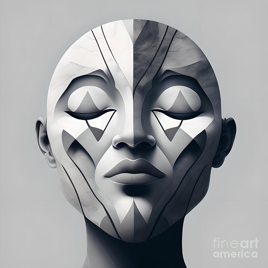 Quiet Contemplation - Portrait 8 Digital Art by Philip Preston