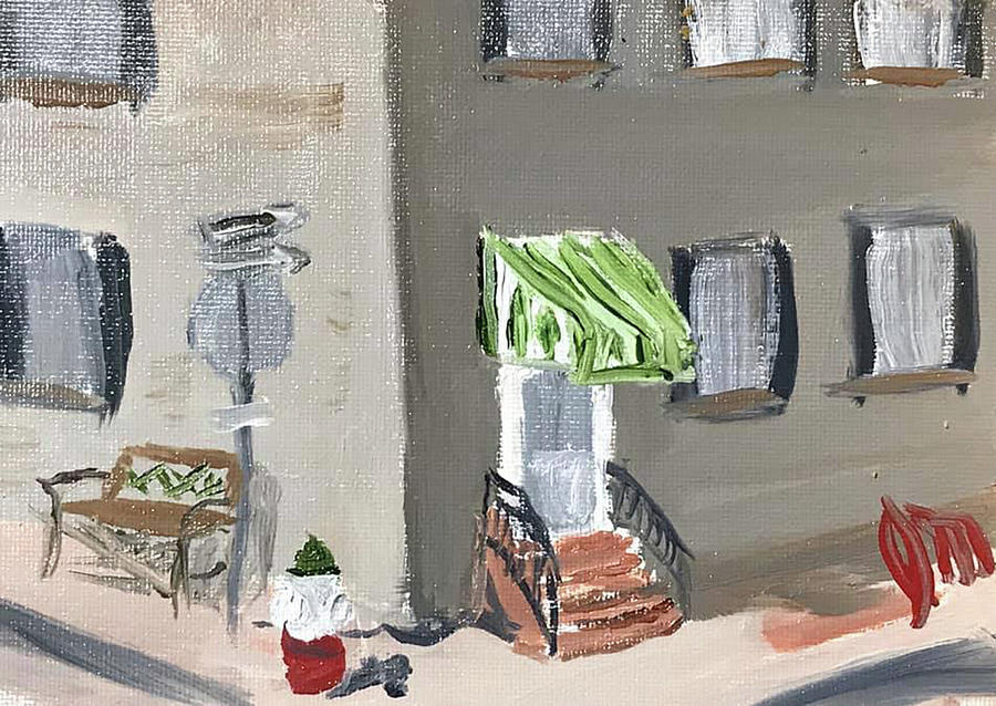 Quiet Corner Little Italy Painting by John Macarthur