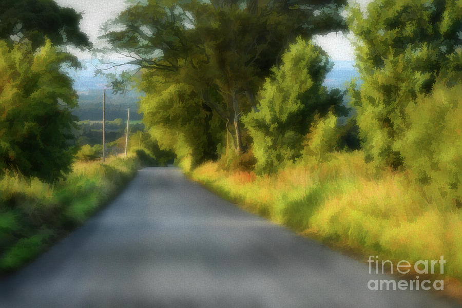 Quiet Country Road Photograph by Yvonne Johnstone