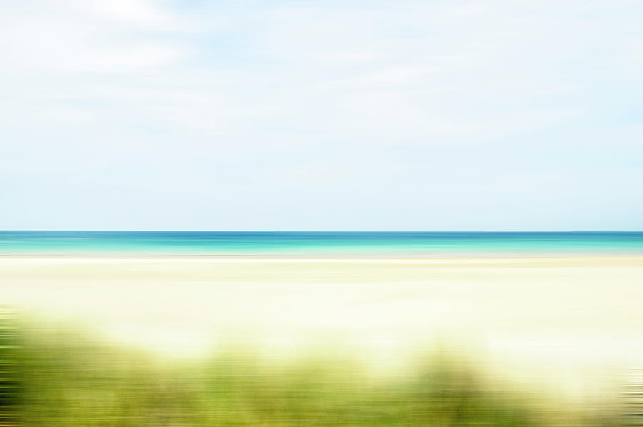 Quiet Empty Beach Abstract Photograph by Joseph S Giacalone