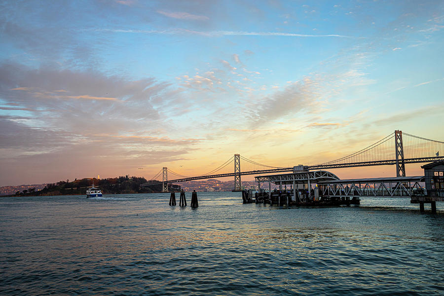 San Francisco Photograph - Quiet Evening on the Waterfront by Bonnie Follett