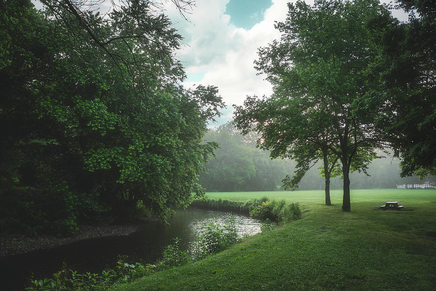 Quiet Morning on Jordan Creek Photograph by Jason Fink