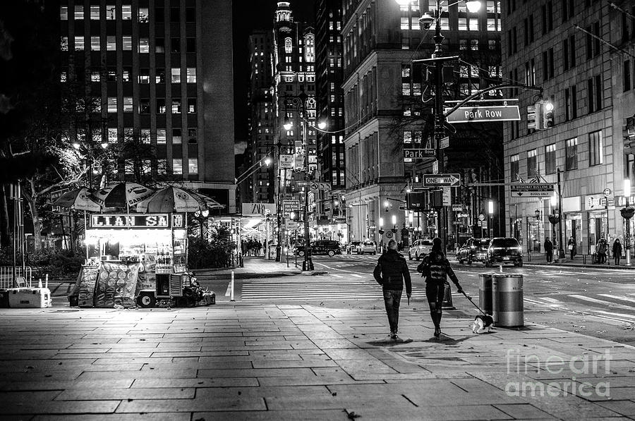 Quiet Night On Broadway Photograph