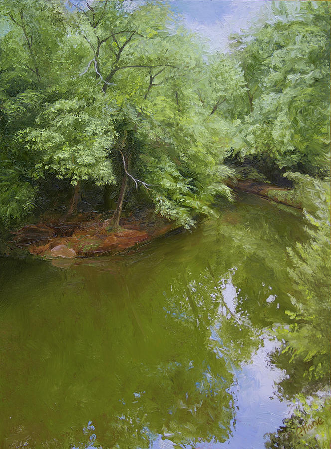 Quiet River Painting by Hone Williams