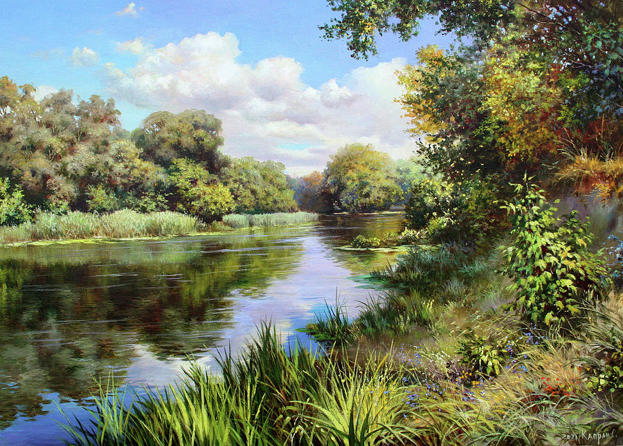 Summer Painting - Quiet Summer Day by Serhiy Kapran