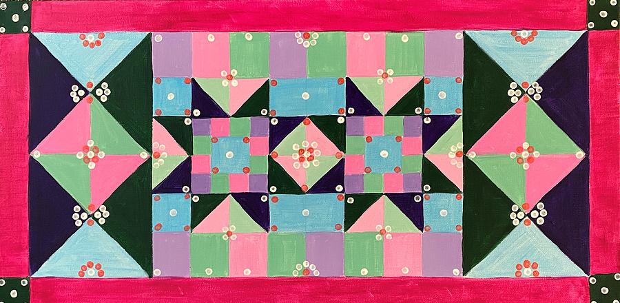 Quilt #3 Painting by Nancy Sisco